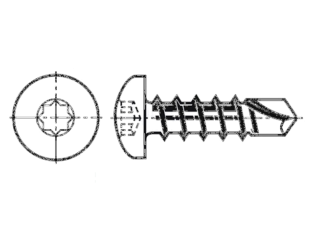 Schroef; 4,8x32; Kop: cilinder; achthoekig; S2; gehard staal; zink Schroef; 4,8x32; Kop: cilinder; achthoekig; S2; gehard staal; zink